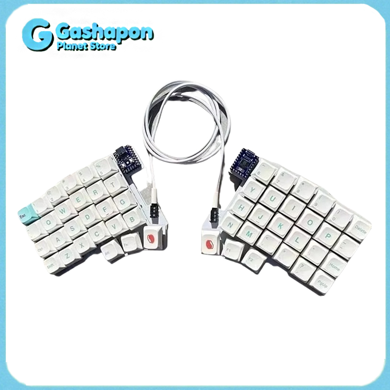 Gaming Keyboard Hot Swappable - Silakka54 人間工学に基づいた分割型メカニカルキーボード ホットスワップ対応 QMK VIAL プログラム可能