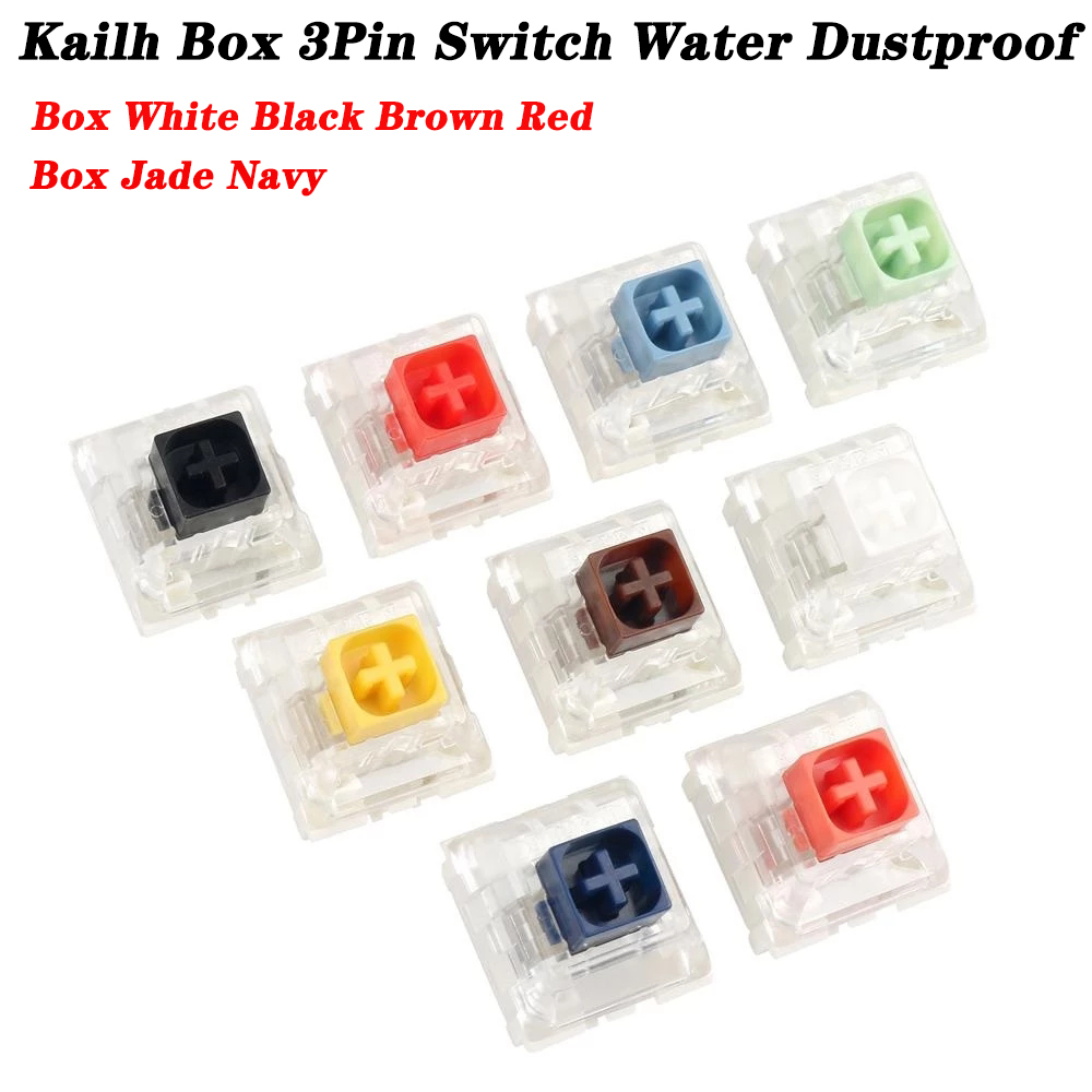 Keyboard Gaming Blue Switch - Kailh-スイッチ付きスイッチ,白,赤,黒,紺,ピンク,茶色,重いブルー,オレンジ,黄色,カスタム