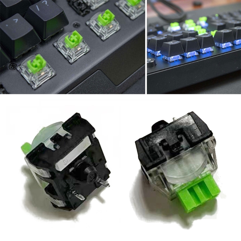 Gaming Keyboard No Rgb - メカニカルキーボード用スイッチ,2個,3ピン,グリーンRGB,ブラックウィドウ,v3プロ