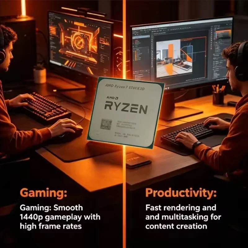 AMD Ryzen 7 5700X3D デスクトップCPU、 - Amd Cpu Ryzen 7 のレビューと価格