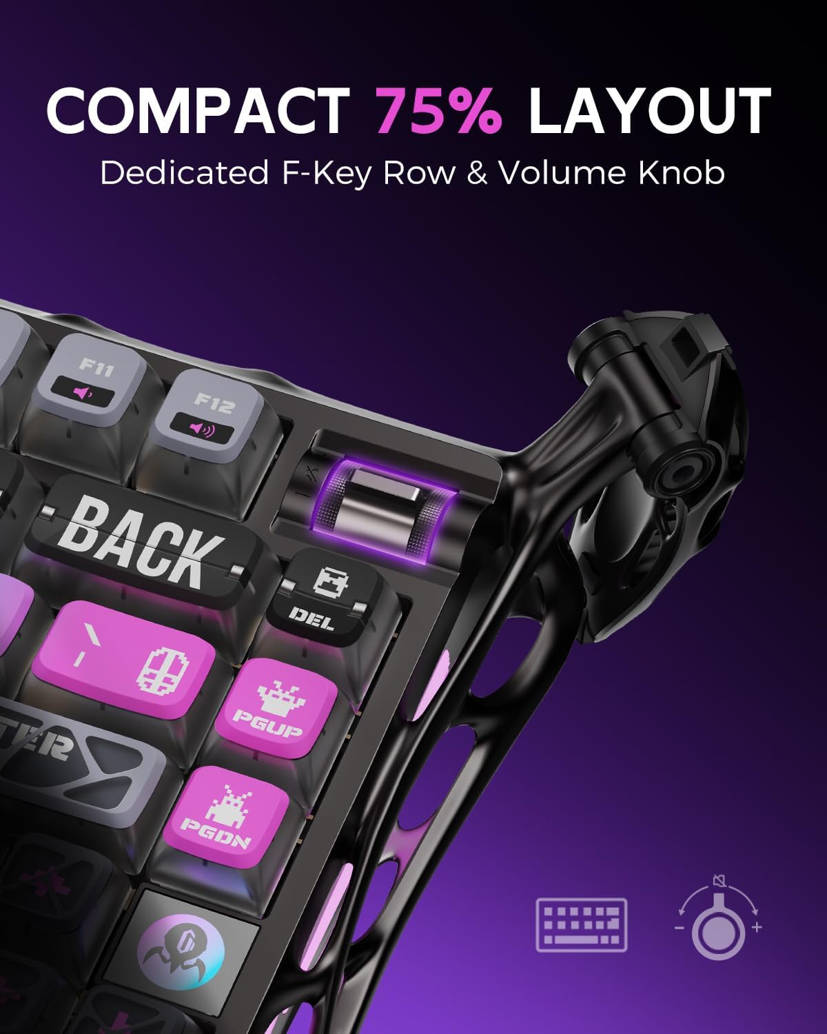 Gravity Planet K1 Pro 75% トリモー - Gaming Keyboard Hot Swappable のレビューと価格