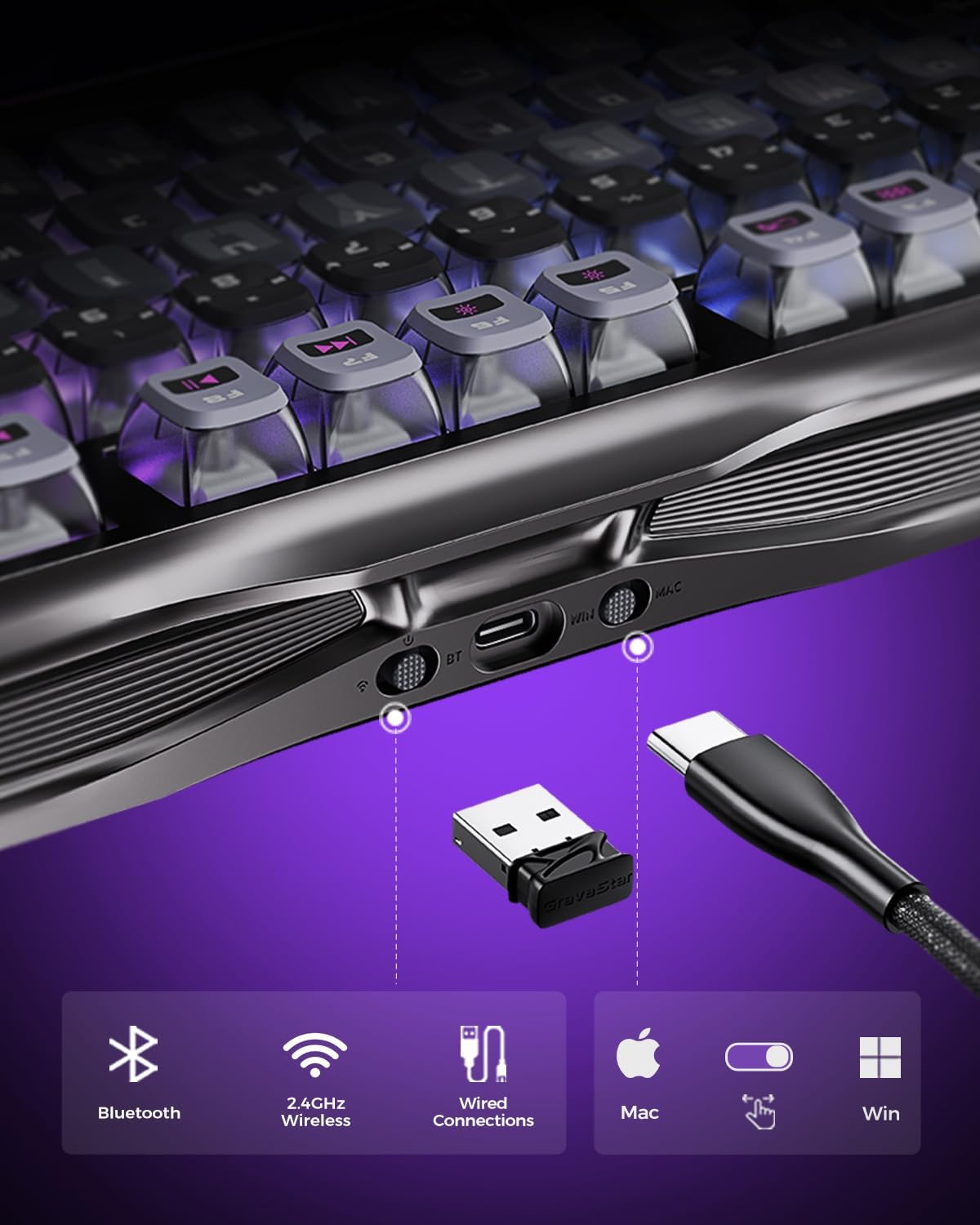 Gravity Planet K1 Pro 75% トリモー - Gaming Keyboard Hot Swappable のレビューと価格