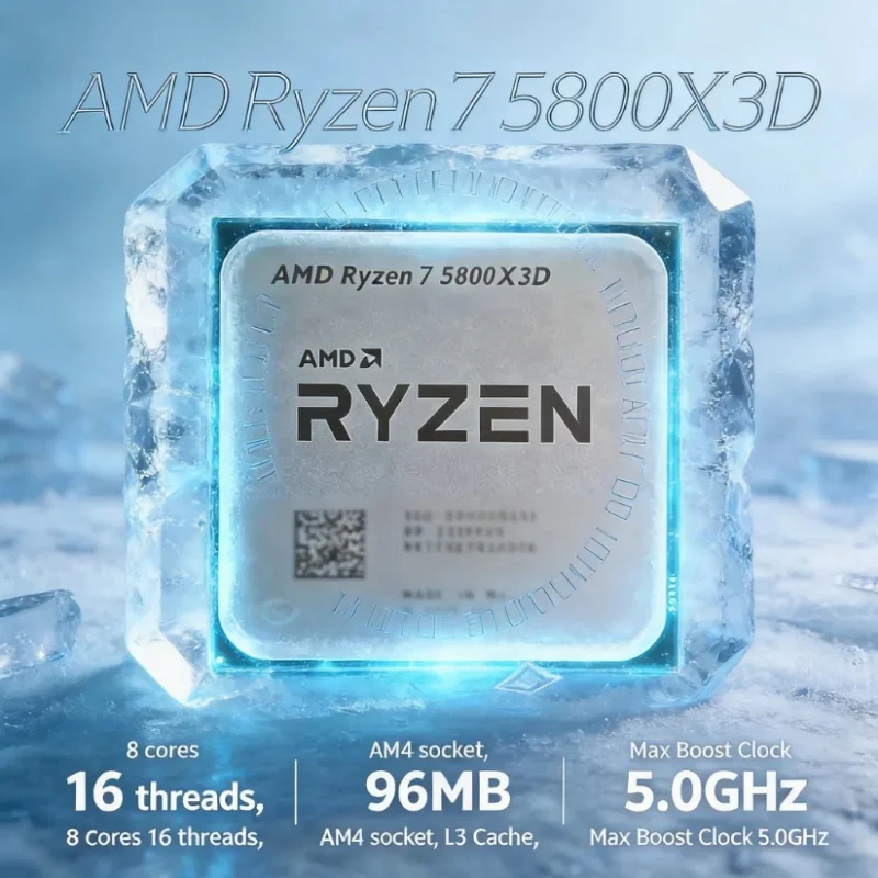 AMD Ryzen 7 5800X3D 7nm Zen3 ゲ - Amd Cpu Ryzen 7 のレビューと価格